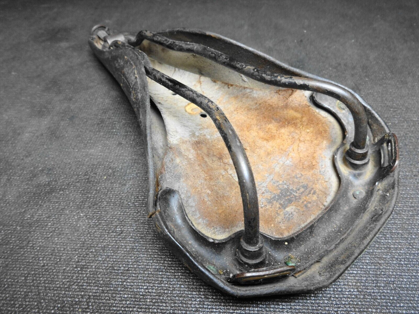 Vintage Brooks Leather Bike Saddle - England