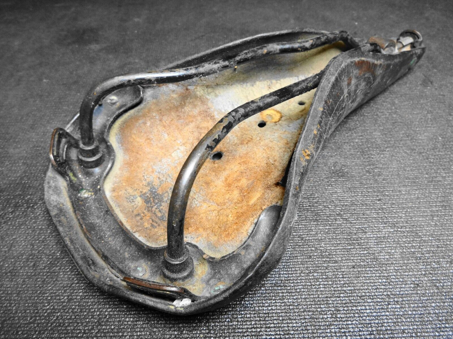 Vintage Brooks Leather Bike Saddle - England