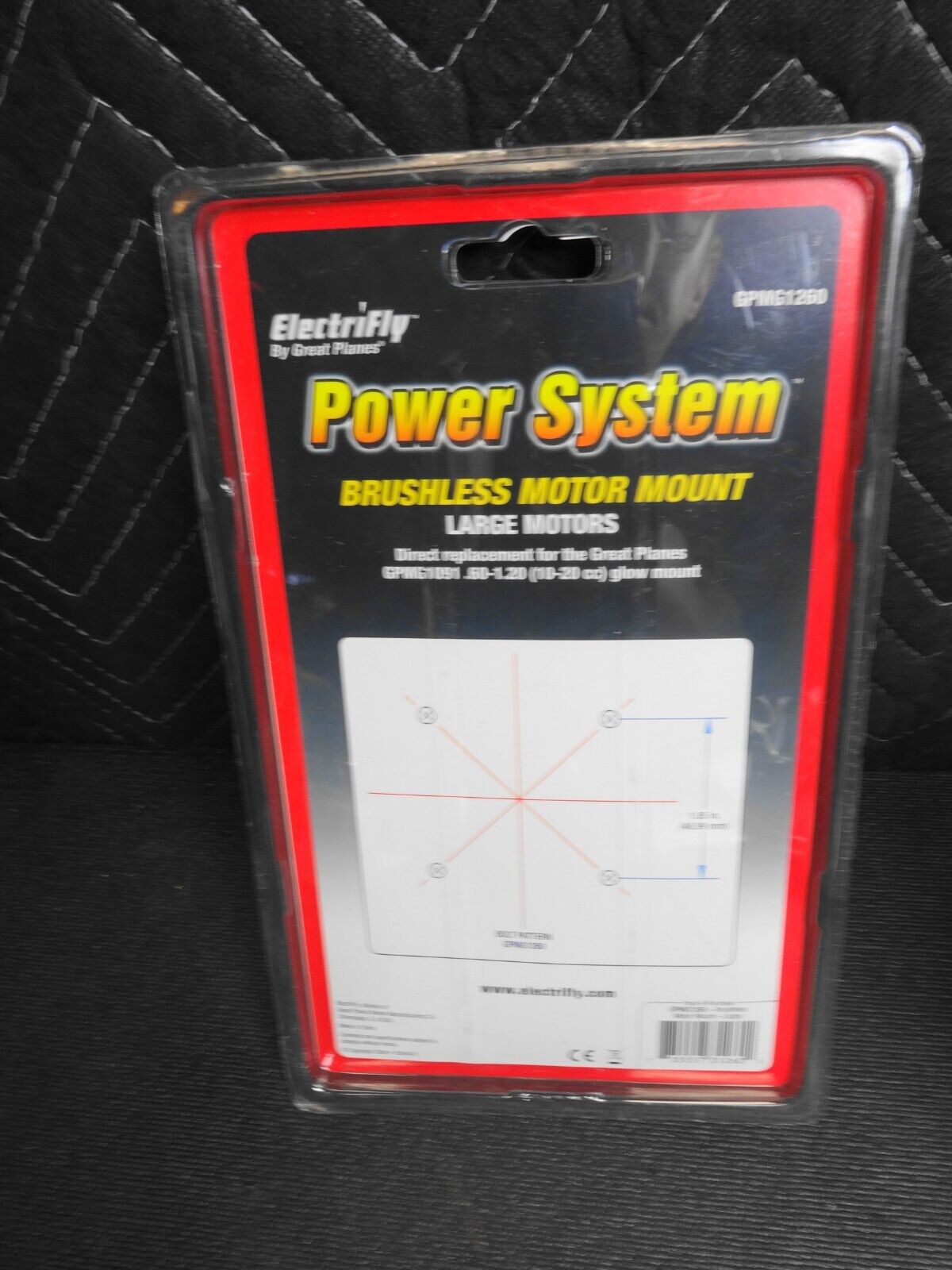 Great Planes Rimfire Electric Brushless RC Motor Mount Large Motors GPMG1260