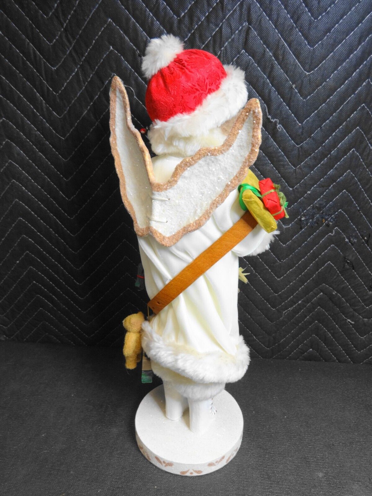 House of Hatten Christmas White Holiday Angel Fur Coat Gifts Large 17”