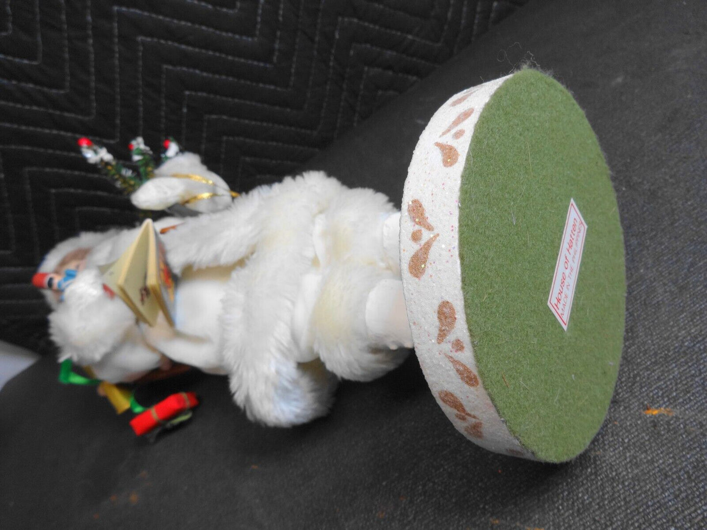 House of Hatten Christmas White Holiday Angel Fur Coat Gifts Large 17”