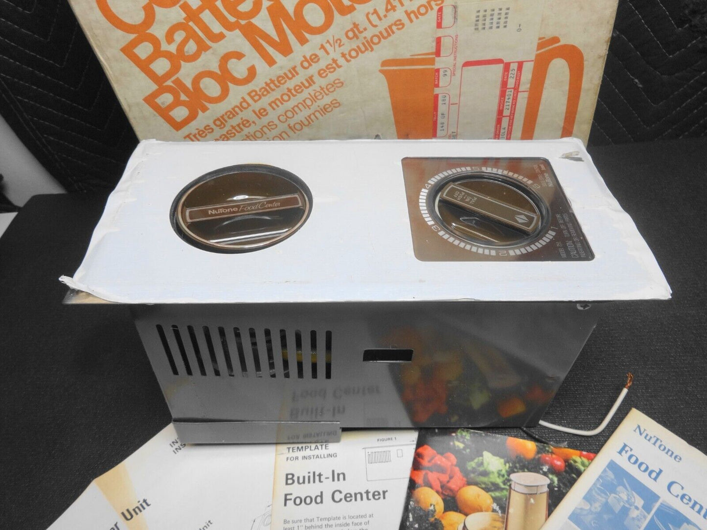 NUTONE 251 BUILT-IN FOOD CENTER POWER UNIT, NEW OLD STOCK