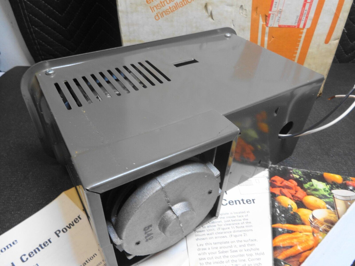 NUTONE 251 BUILT-IN FOOD CENTER POWER UNIT, NEW OLD STOCK