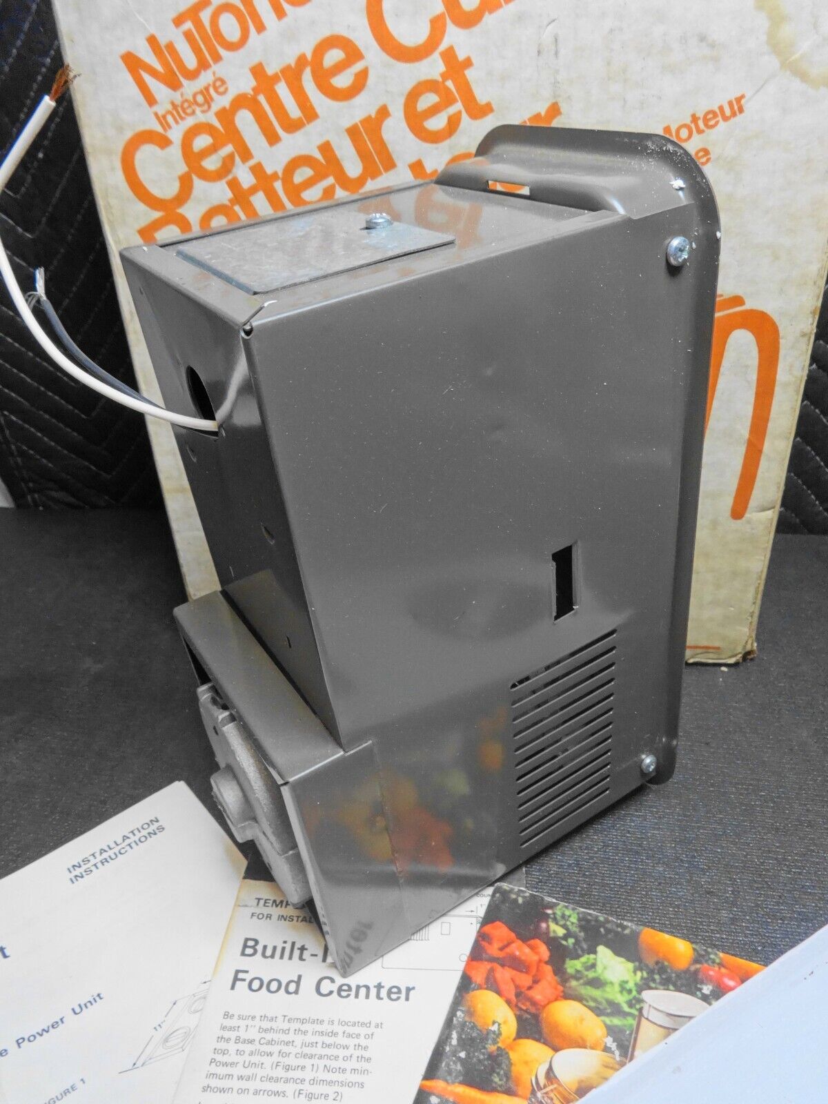 NUTONE 251 BUILT-IN FOOD CENTER POWER UNIT, NEW OLD STOCK