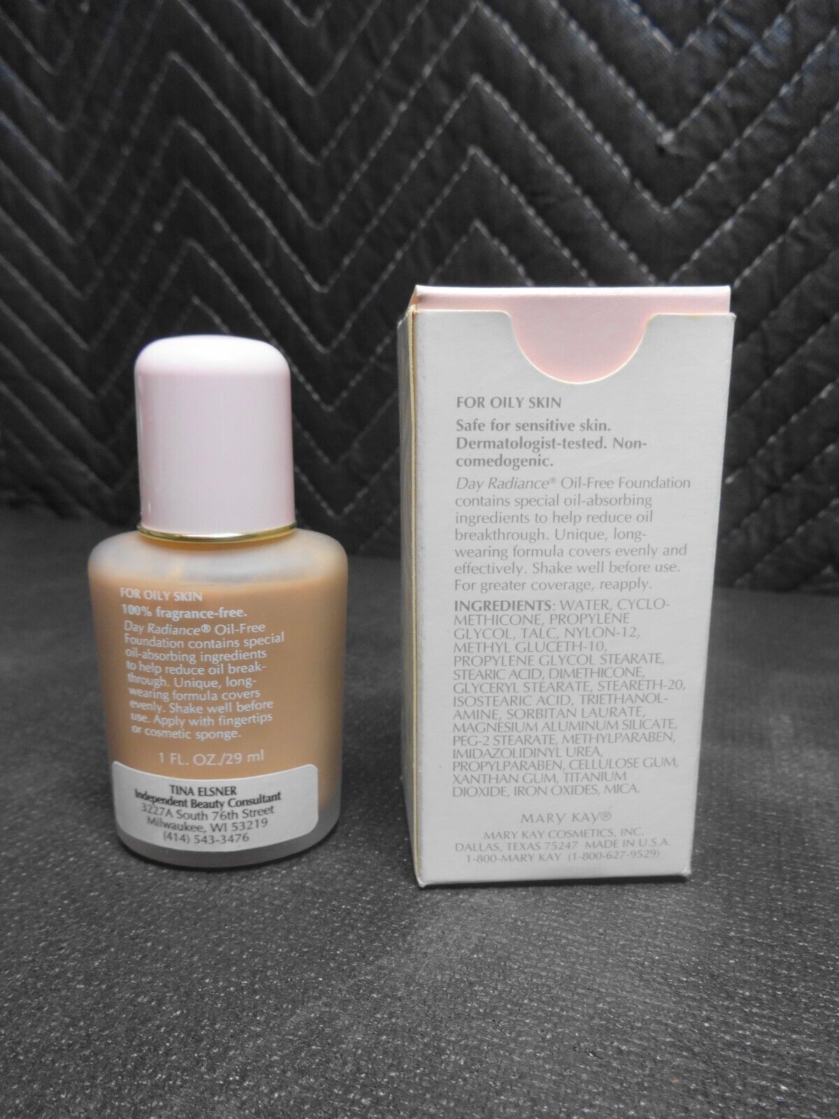 Mary Kay Day Radiance Oil Free Liquid Foundation Delicate Beige