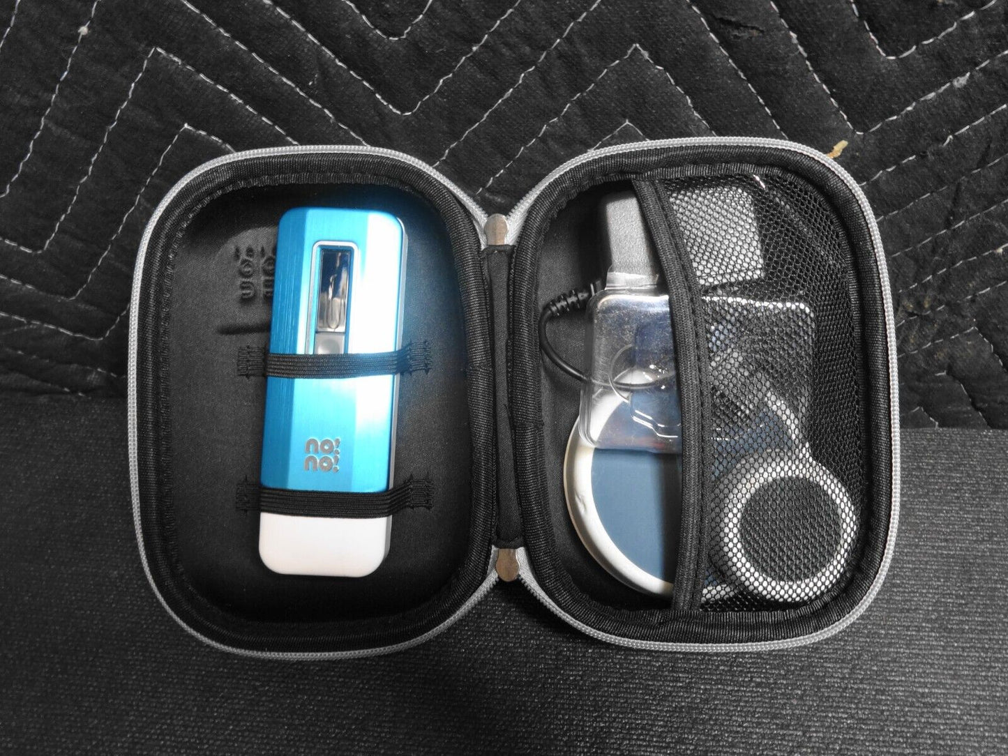 NO! NO! Hair Removal Remover Device Blades Power Cord Travel Case