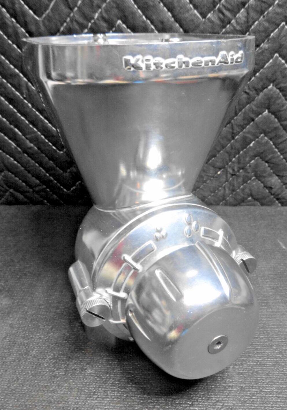 KitchenAid KGM All Metal Grain Mill Attachment - Silver