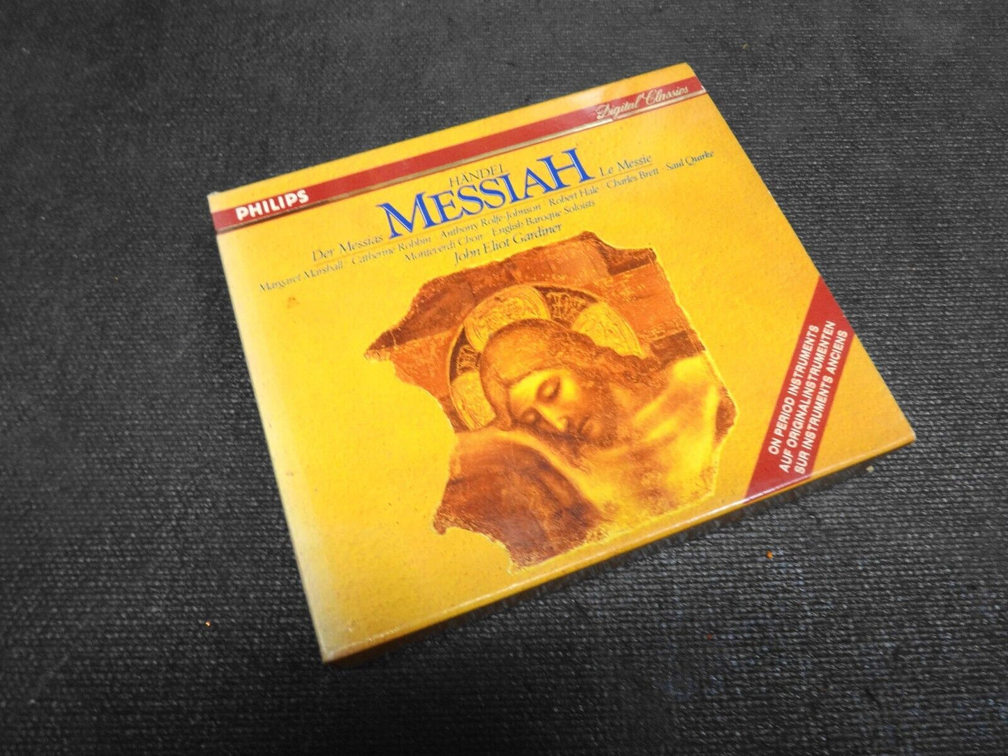 John Eliot Gardiner 3-CD Handel MESSIAH On Period Instruments
