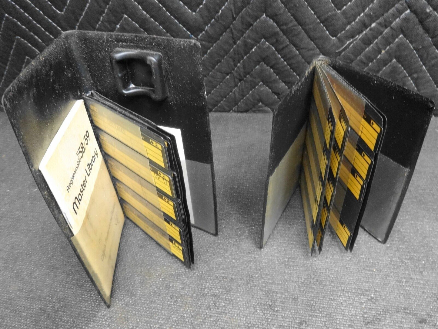 Texas Instruments TI-59 TI-58 58C Master Program Library w/ 39 Cards & Guide