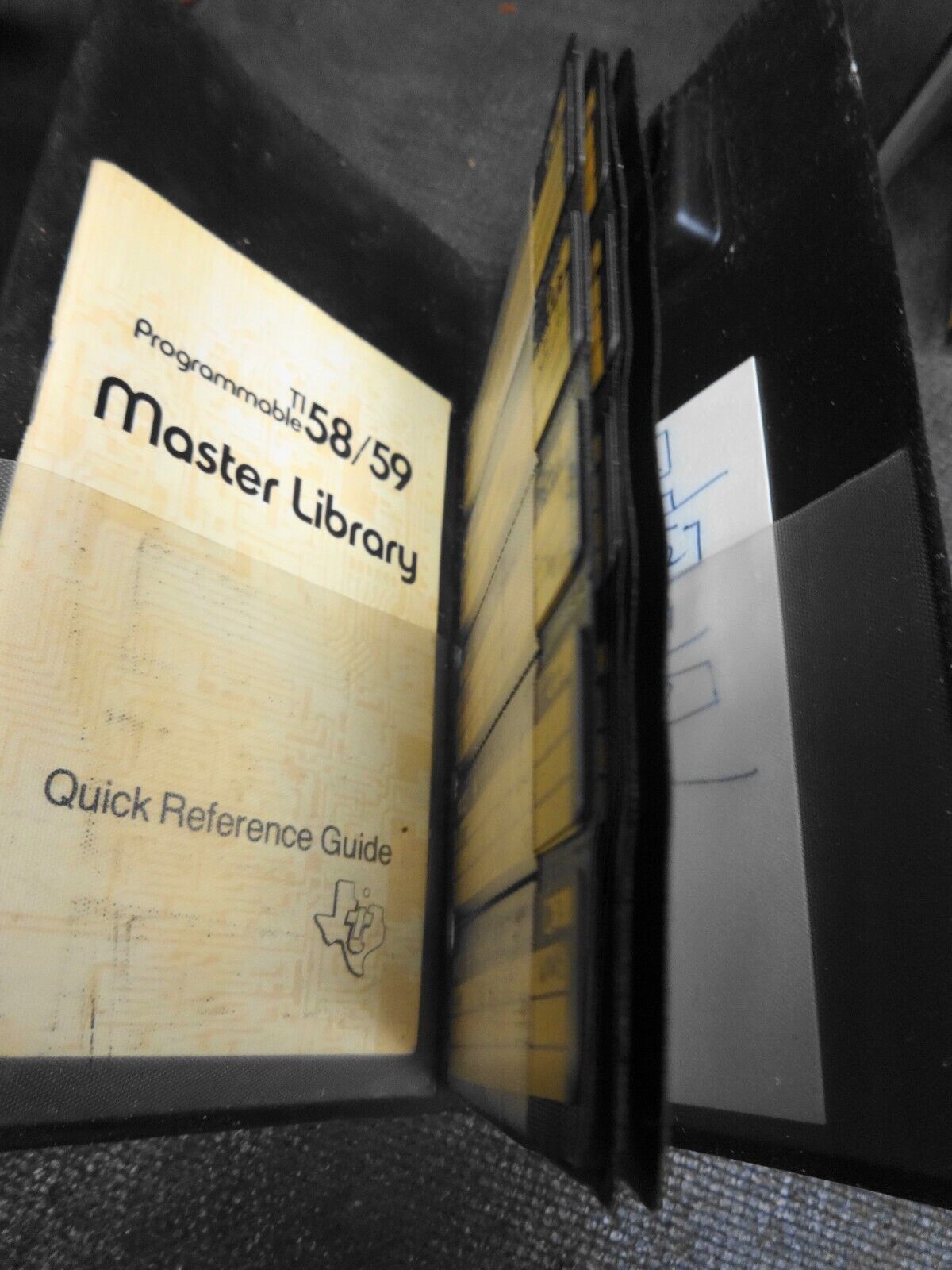 Texas Instruments TI-59 TI-58 58C Master Program Library w/ 39 Cards & Guide