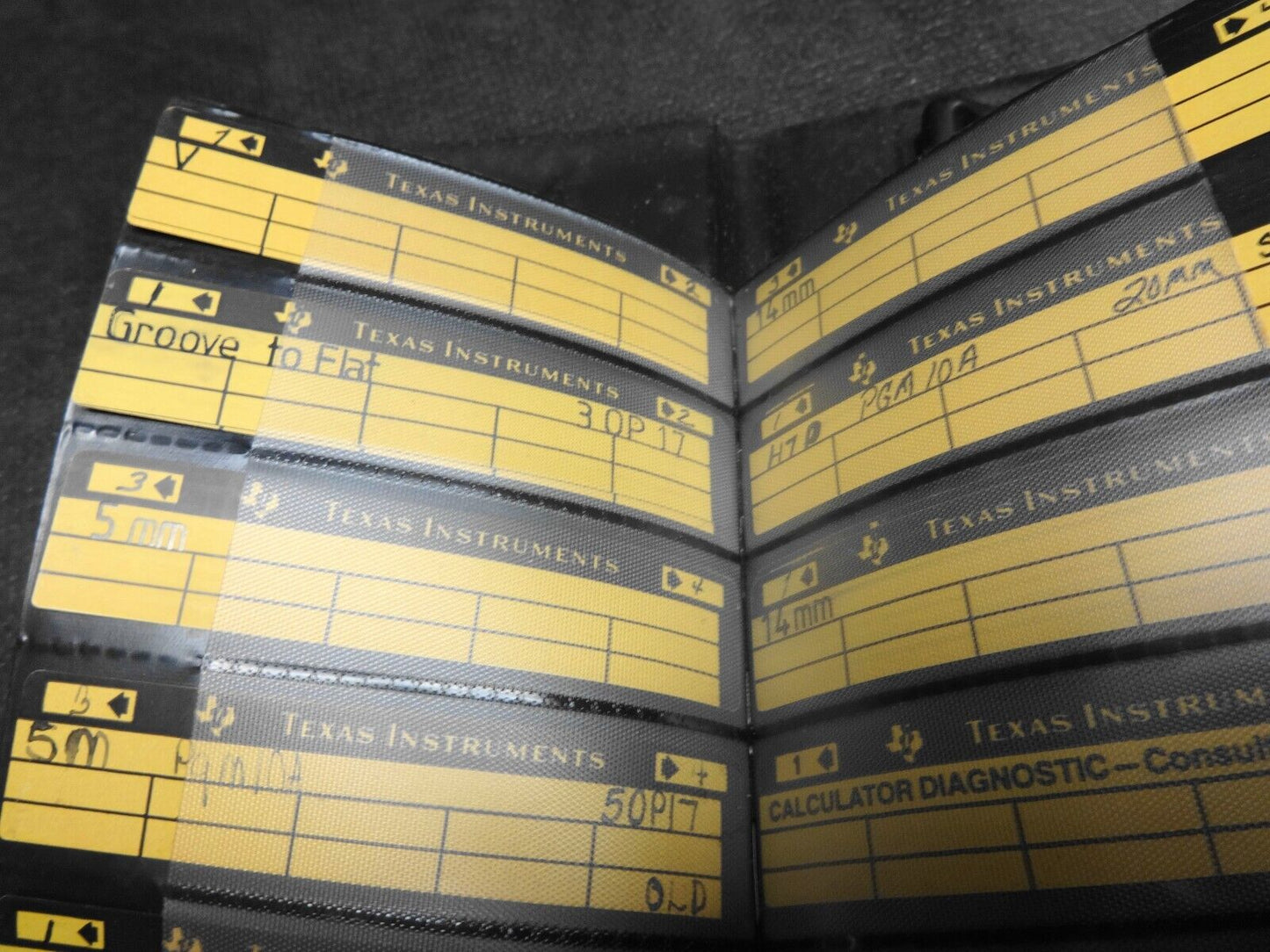 Texas Instruments TI-59 TI-58 58C Master Program Library w/ 39 Cards & Guide