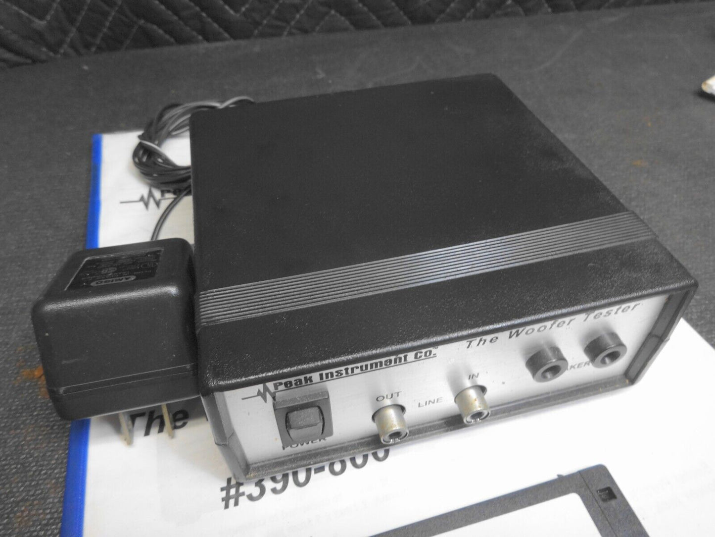 The Woofer Tester #390-800 By Peak Instrument Co. w/ Software & Manual