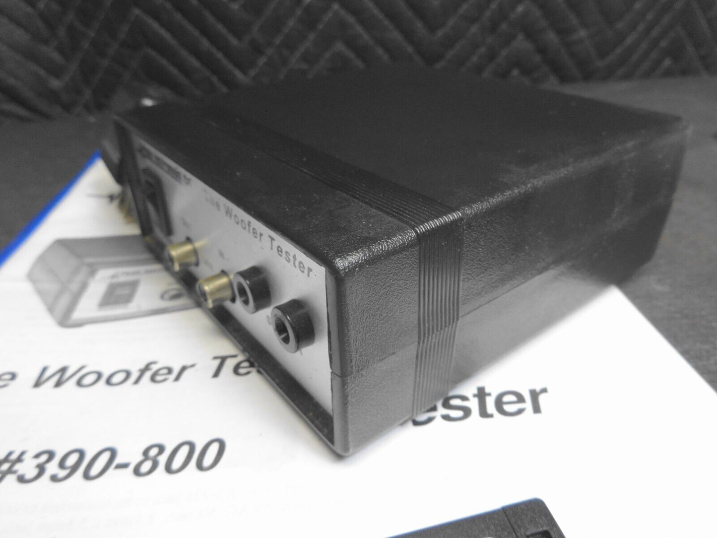 The Woofer Tester #390-800 By Peak Instrument Co. w/ Software & Manual