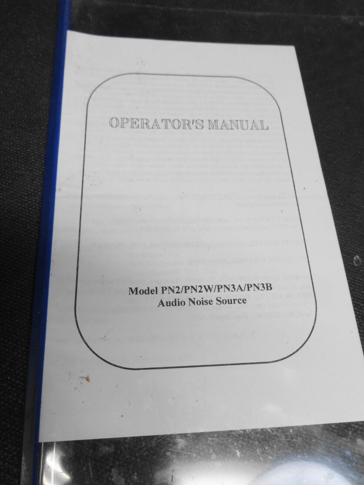 Gold Line Gated Pink Noise Burst Pulse Tone Generator PN3B w/ Manual