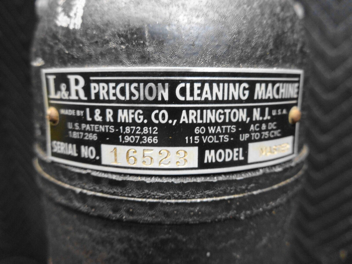 L&R MASTER PRECISION WATCHMAKER CLEANING MACHINE - WORKING