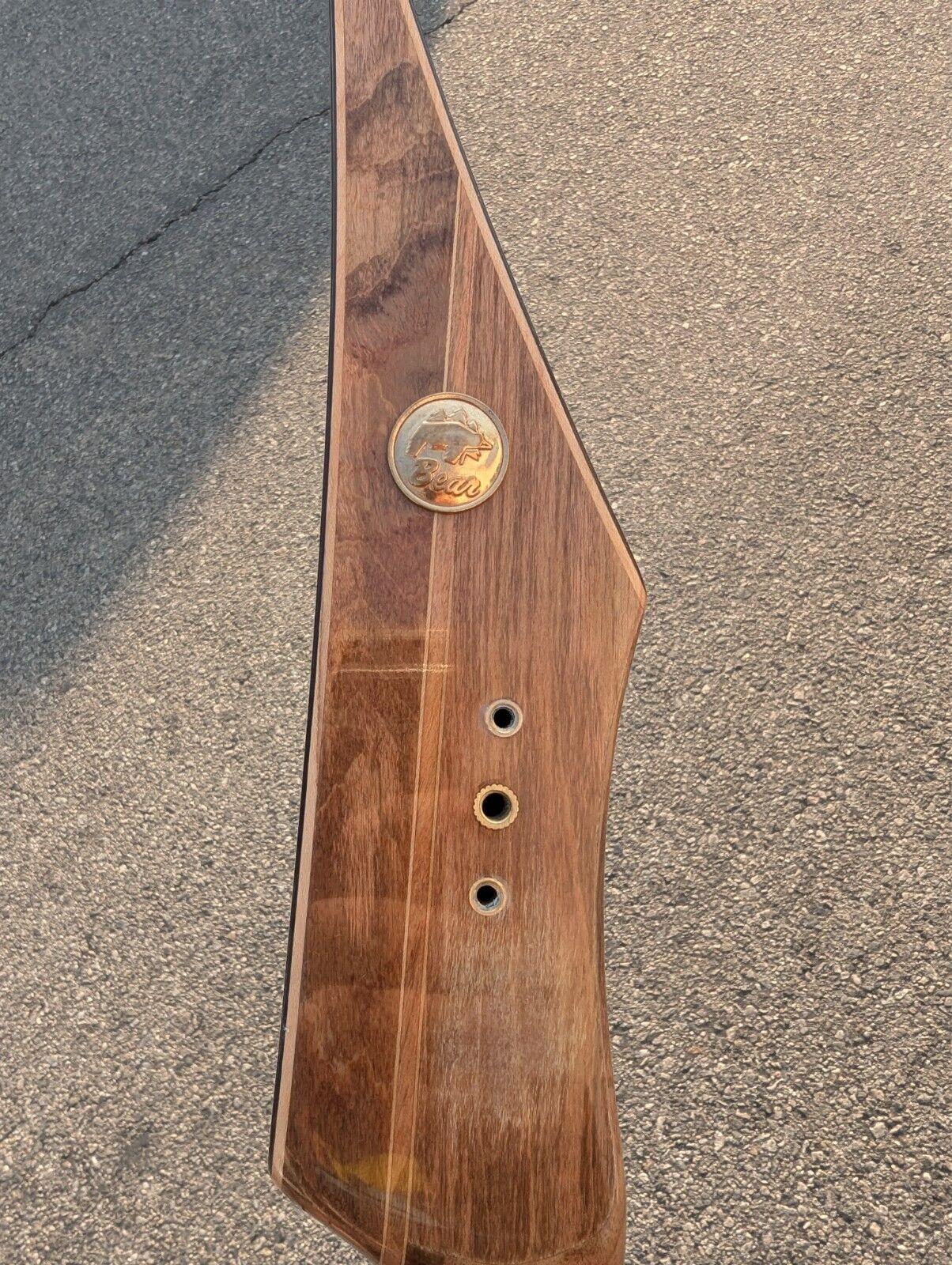 Bear Kodiak Hunter RH Recurve Bow 50# AMO-60" w/ Case