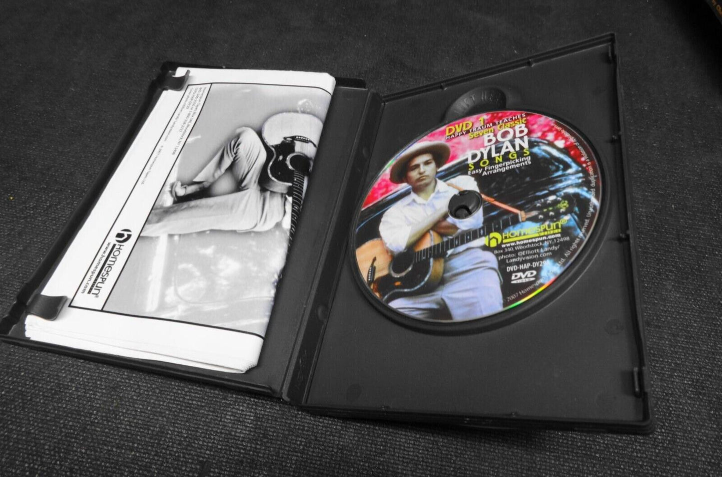 Seven Classic Bob Dylan Songs (HomeSpun 2007) 2 Disc DVD Set Tab Learn to Play