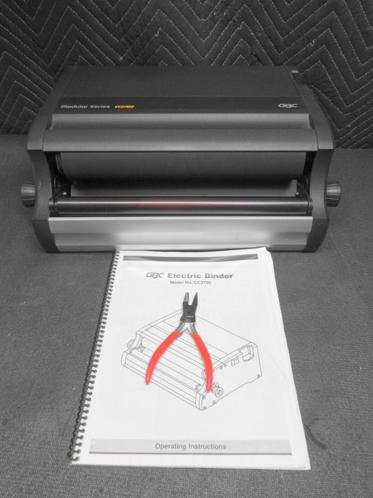 GBC CC2700 Modular Series Electric Binding Machine Coil Inserter w/ Manual
