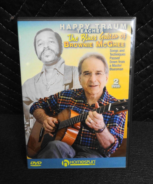 Blues Guitar of Brownie McGhee HOMESPUN DVD by Happy Traum