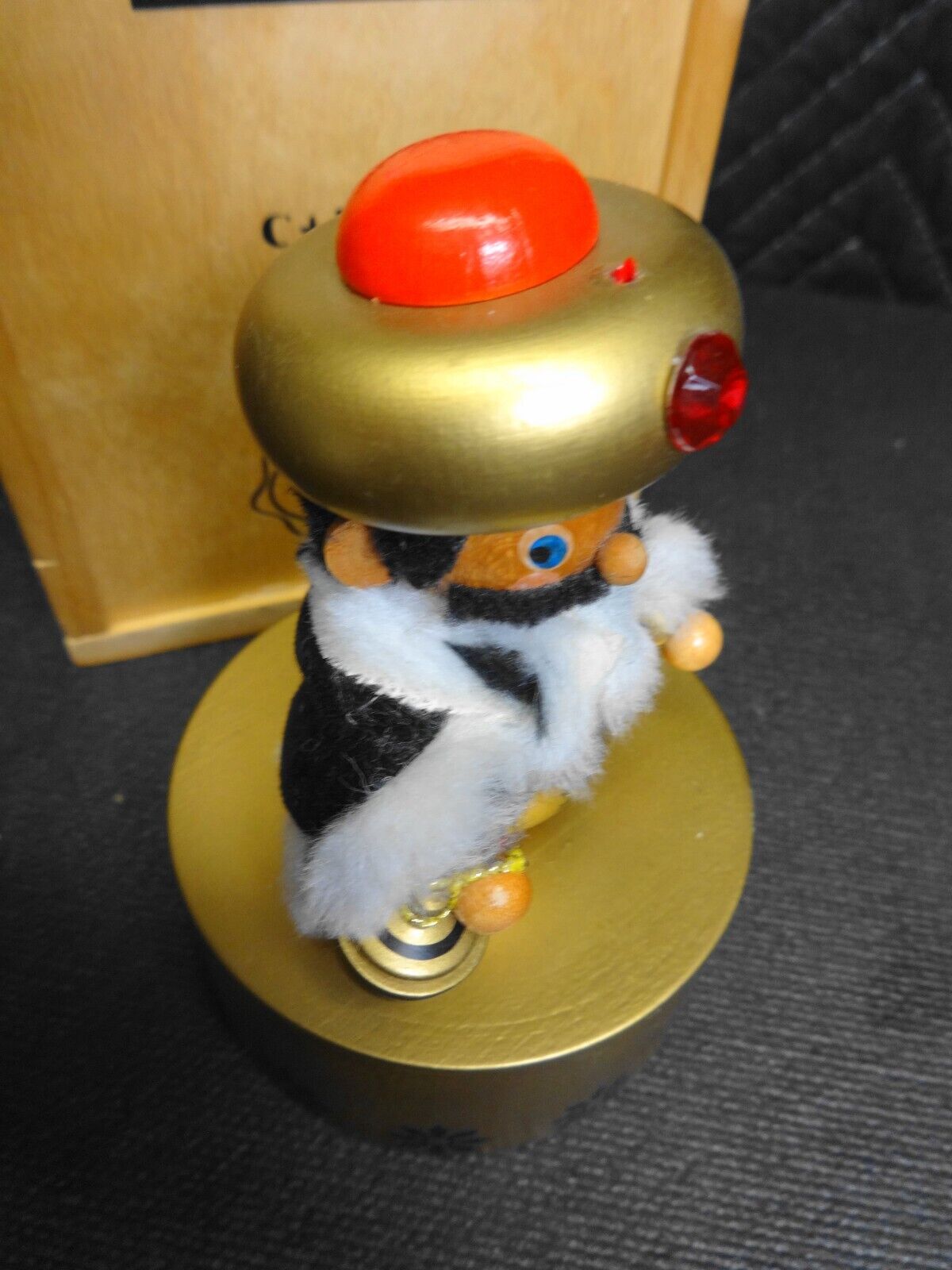 Vintage Christmas Steinbach Germany Music Box - Plays Silent Night