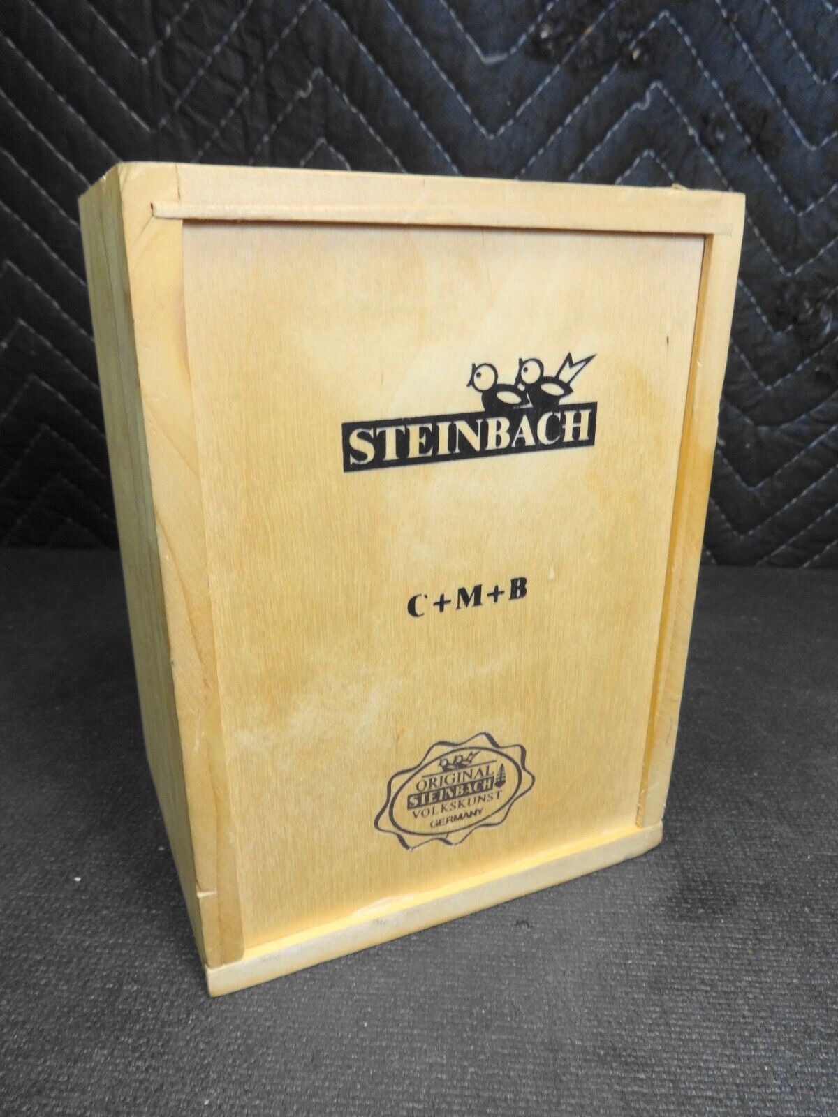 Vintage Christmas Steinbach Germany Music Box - Plays Silent Night