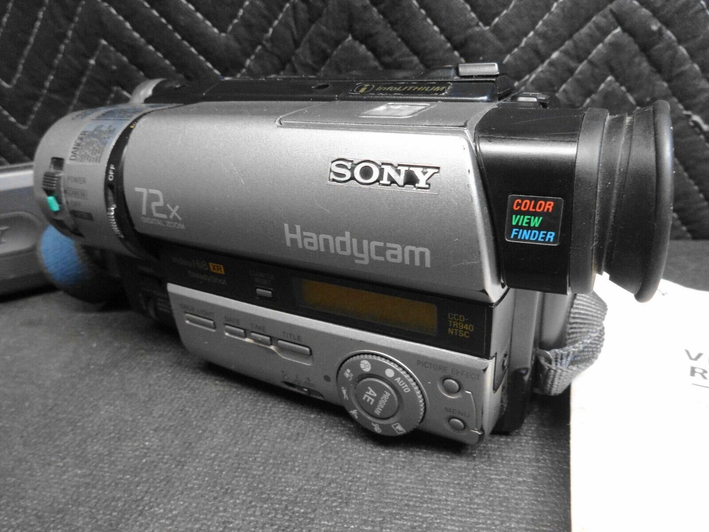Sony CCD-TR940 Stereo HI8 HI 8 8mm Video8 Camcorder VCR Player Video Transfer