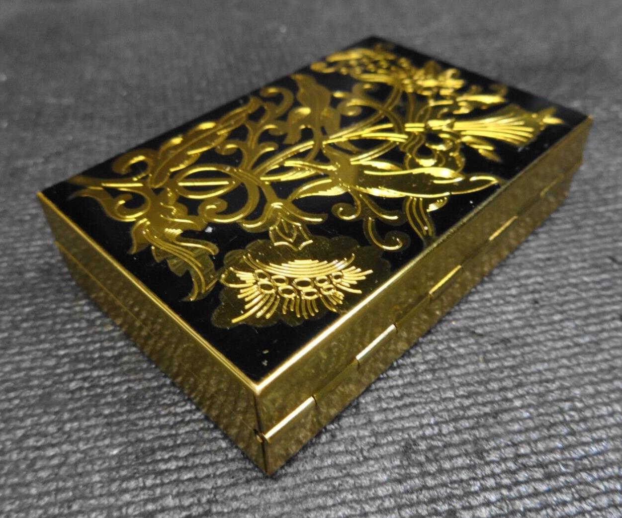 Vintage Elgin American Gold Tone Music Box Compact - Working - I love you truely