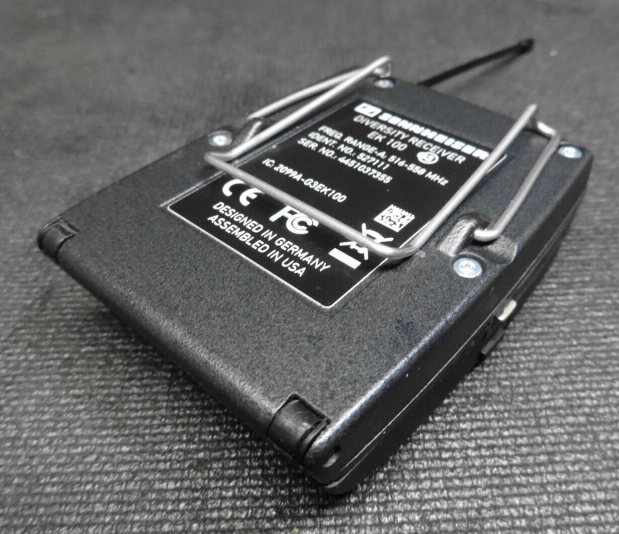 Sennheiser Diversity Receiver EK 100 G3 516 - 558 MHz Wireless Receiver
