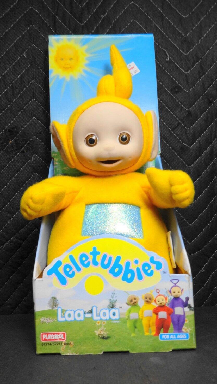Vintage 1998 Teletubbies 13" Plush Toy Laa-Laa in Orginal Packaging