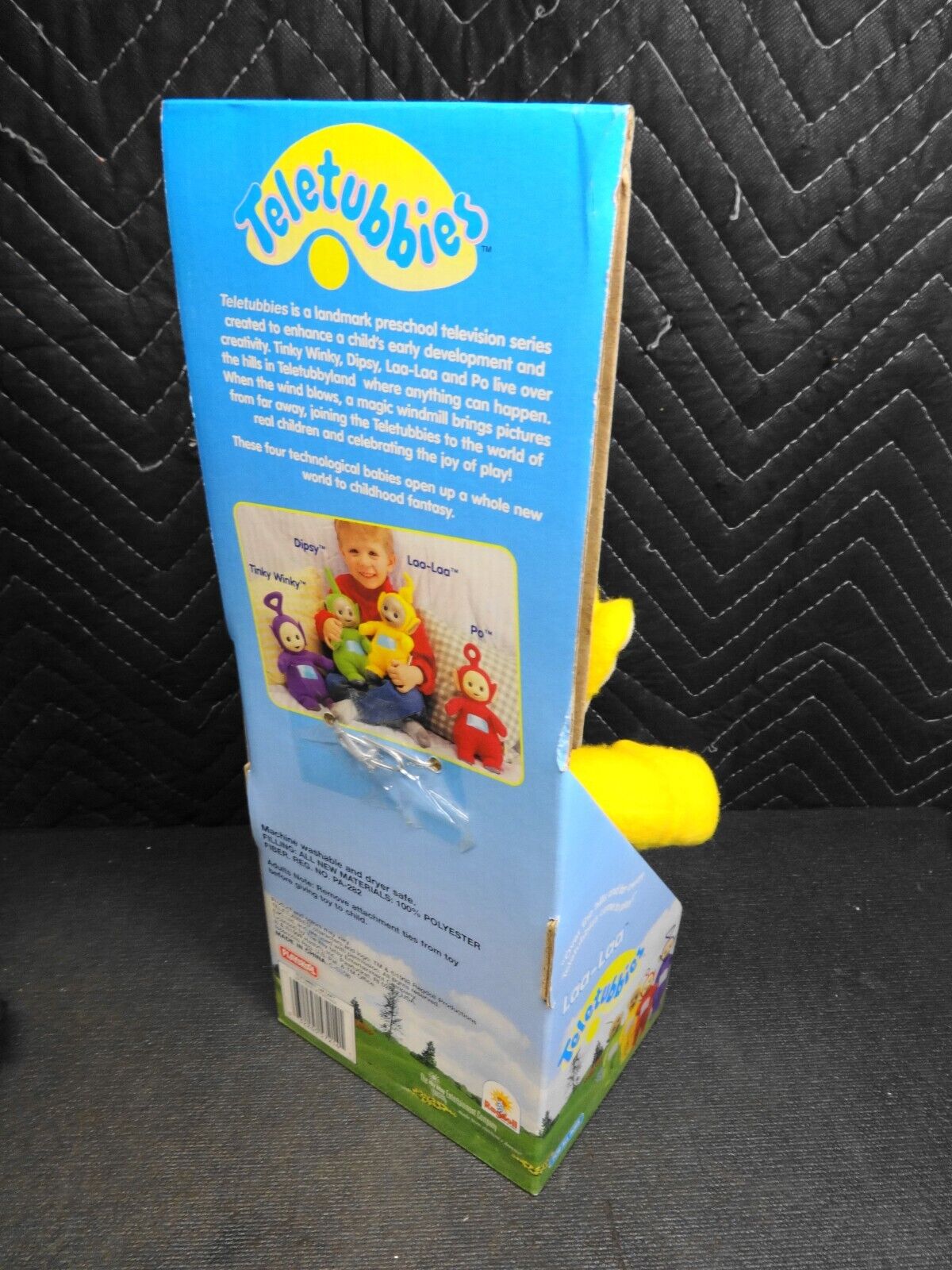 Vintage 1998 Teletubbies 13" Plush Toy Laa-Laa in Orginal Packaging