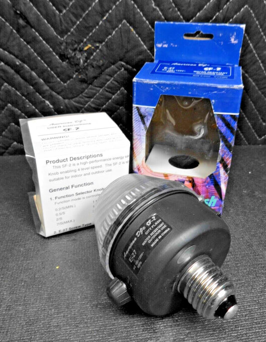 American DJ City Flash SF-2 Strobe Bulb w/ E-27 Light bulb socket base.