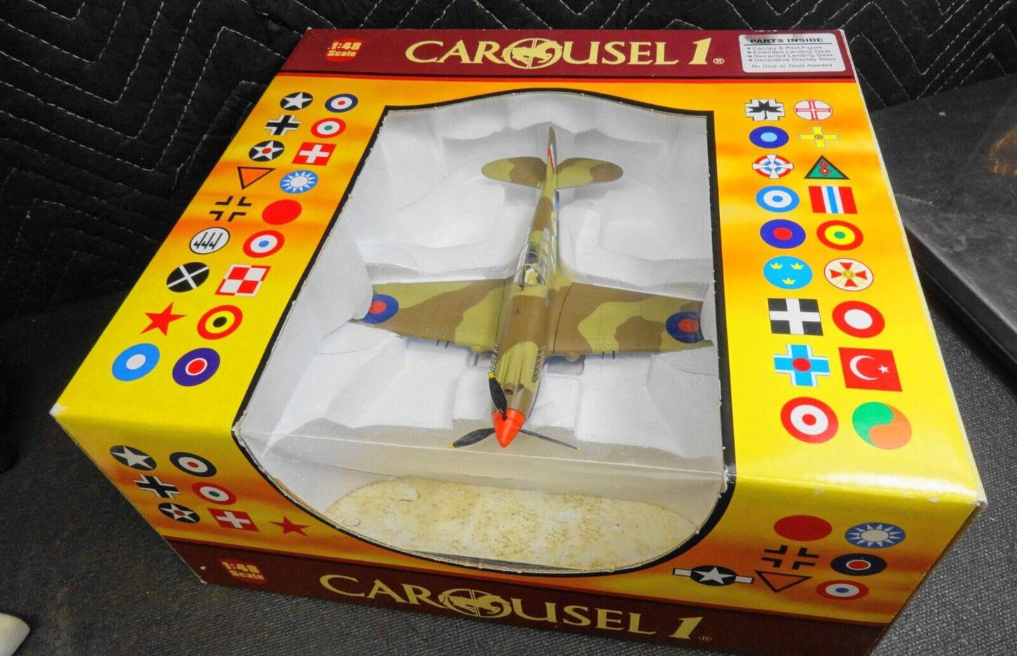 NOS Carousel 1 RAF Tomahawk IIB 1:48 Scale with Base Limited Edition #6103
