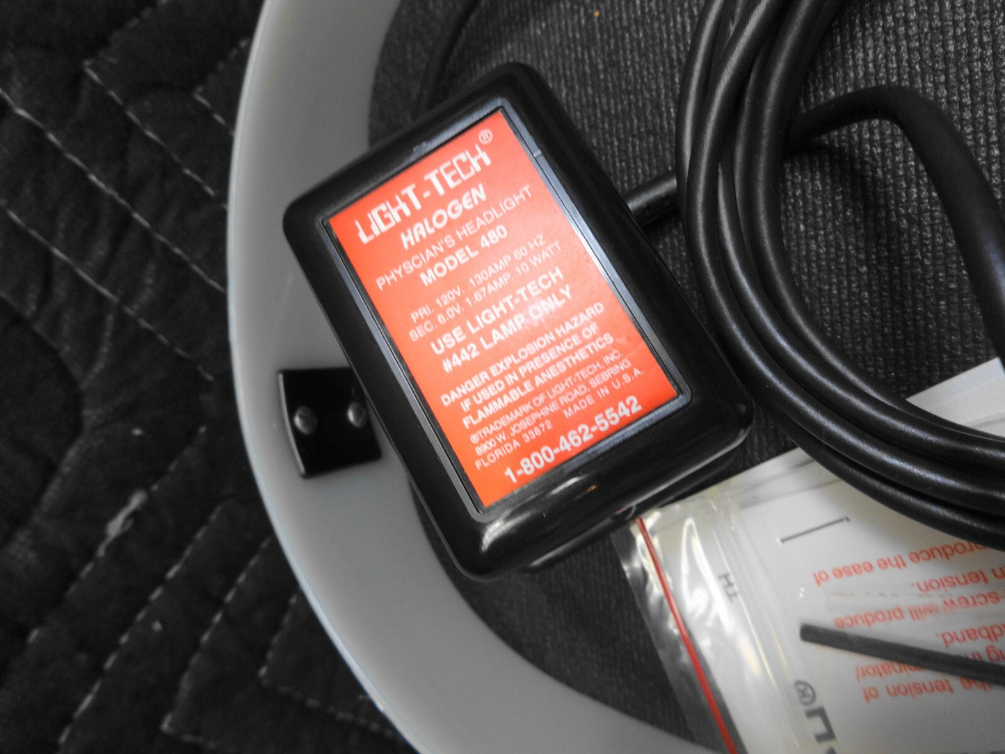 Light-Tech Halogen Physician's/Tech Focusing Headlight Model 480