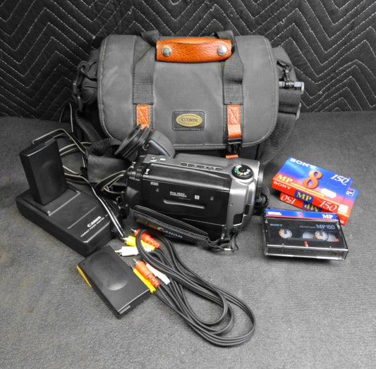 Canon ES970 ES970A 8mm Video8 Stereo Camcorder Camera VCR Player Video Transfer