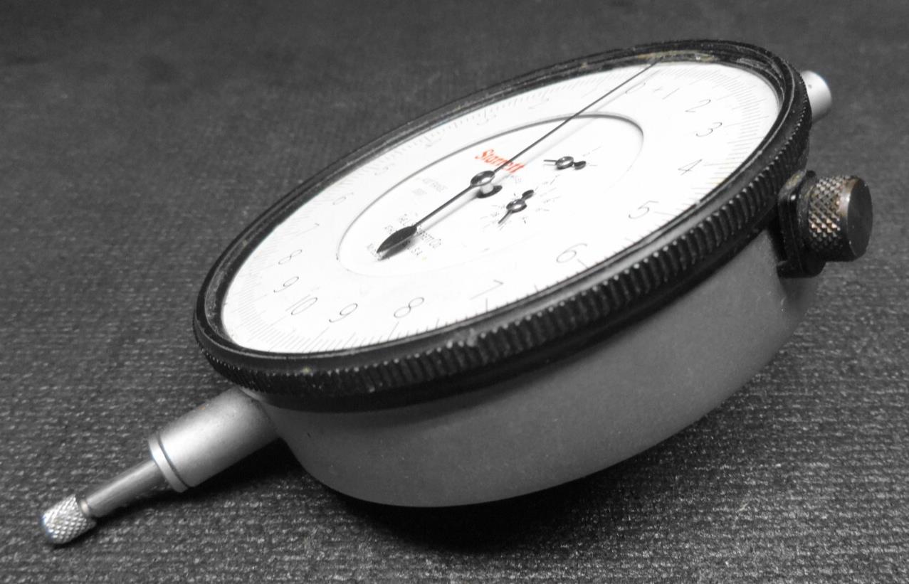 Starrett USA No 656-617 .0001” .400” Range 3.5” Face Dial Indicator - Working