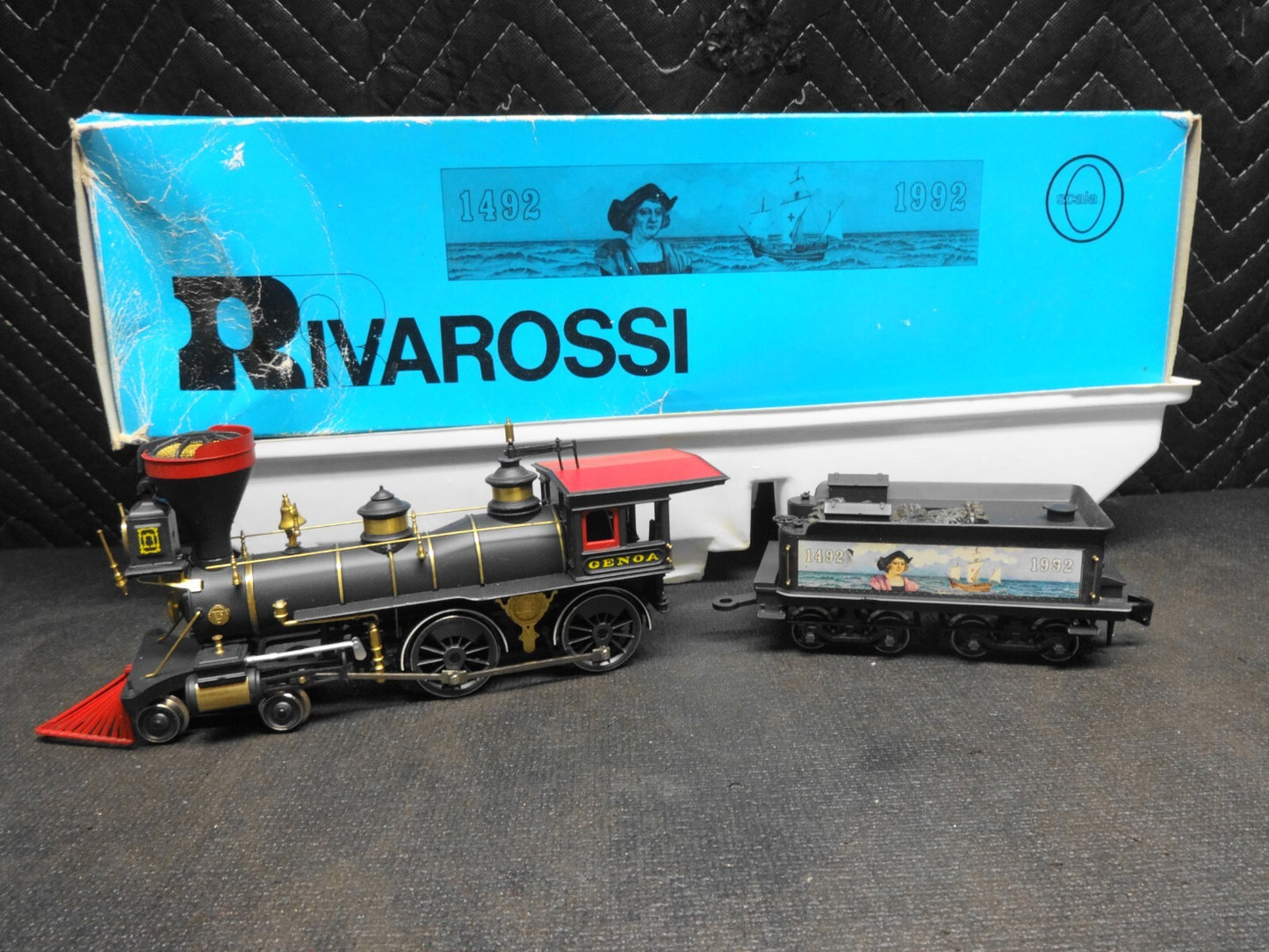 RIVAROSSI 2-RAIL O SCALE 'GENOA' 4-4-0 GENERAL 500TH DISCOVERY OF AMERICA 7185