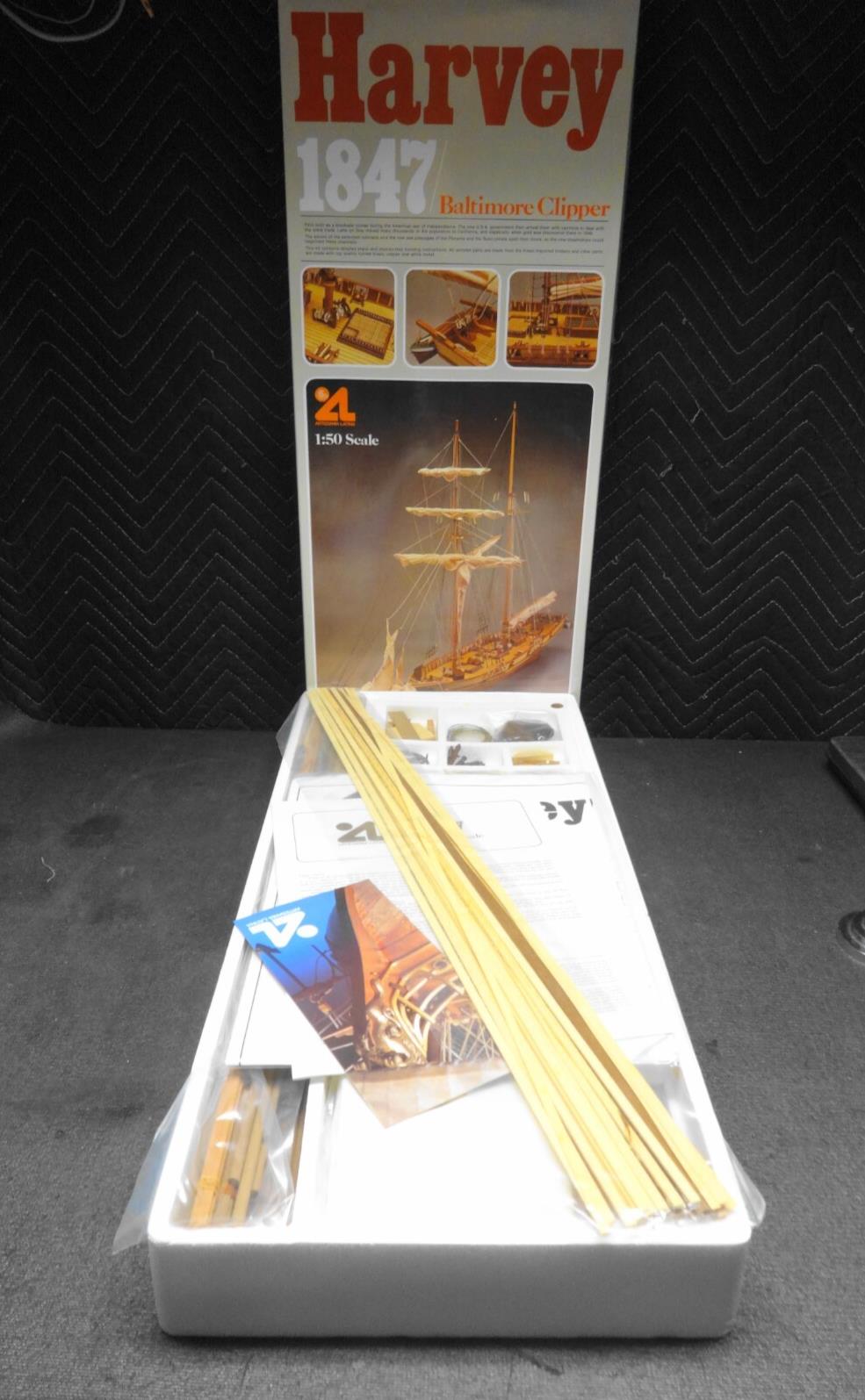 Artesania Latina Harvey 1847 Baltimore Clipper Wood Model Kit 1:50 New in Box