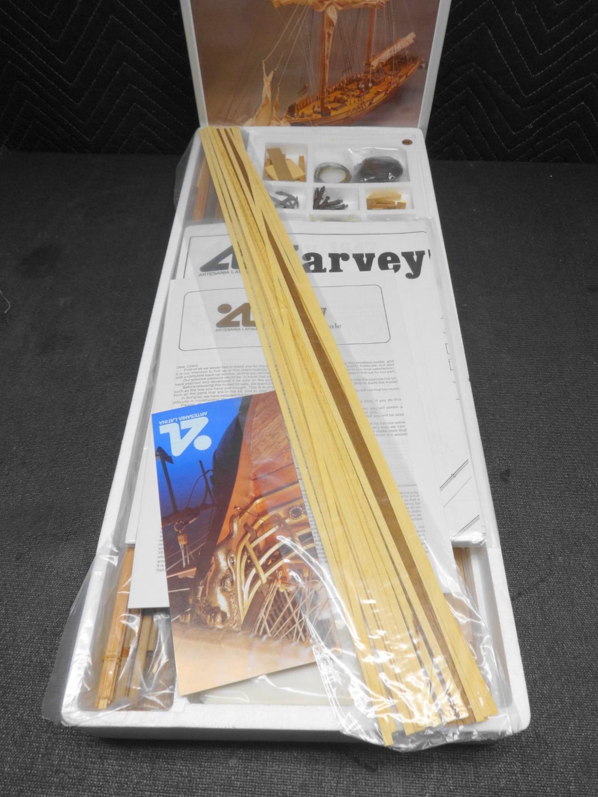 Artesania Latina Harvey 1847 Baltimore Clipper Wood Model Kit 1:50 New in Box