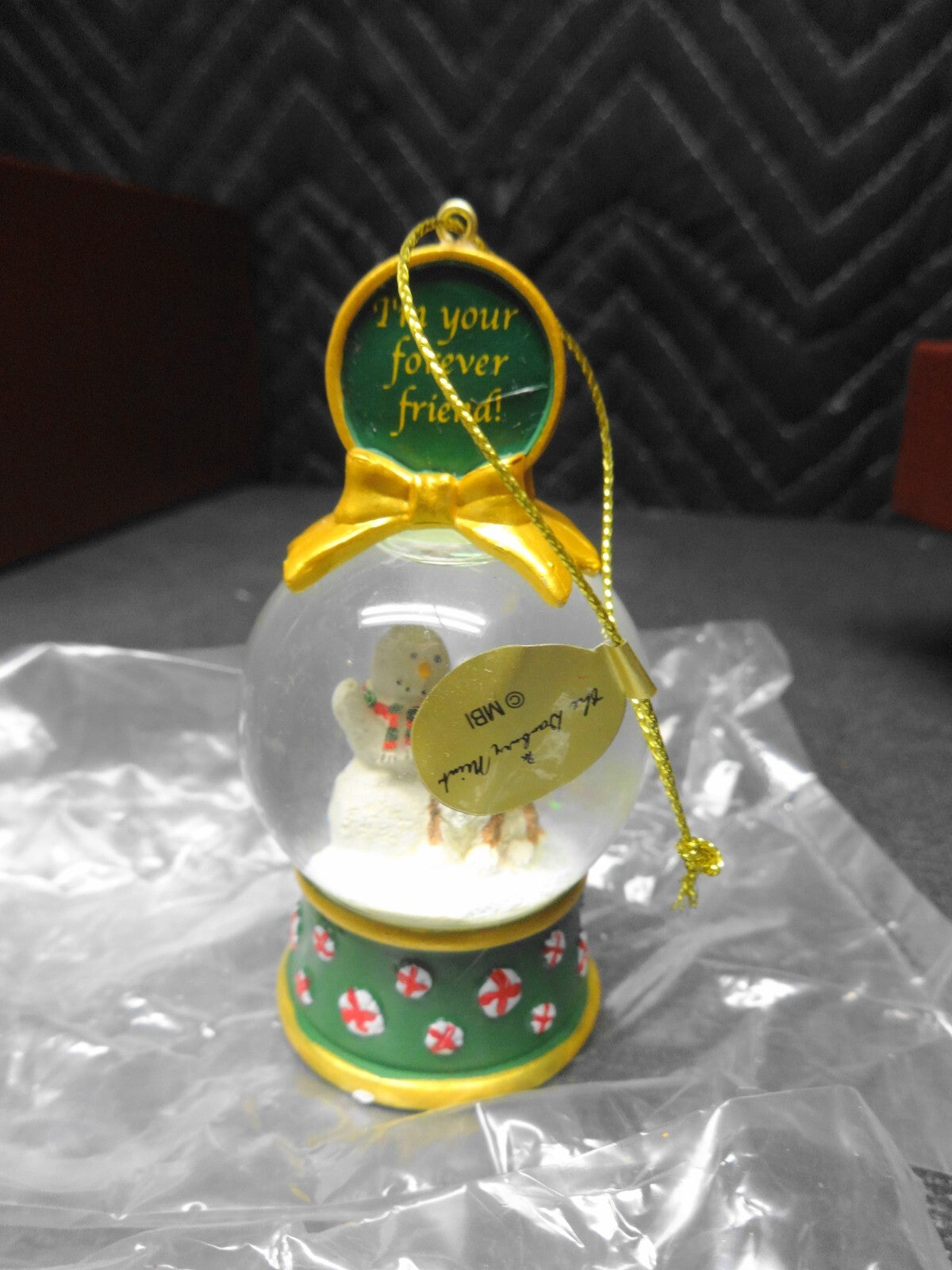 Danbury Mint Shih Tzu Dog Snow Globe Christmas Ornament Collection set of 11