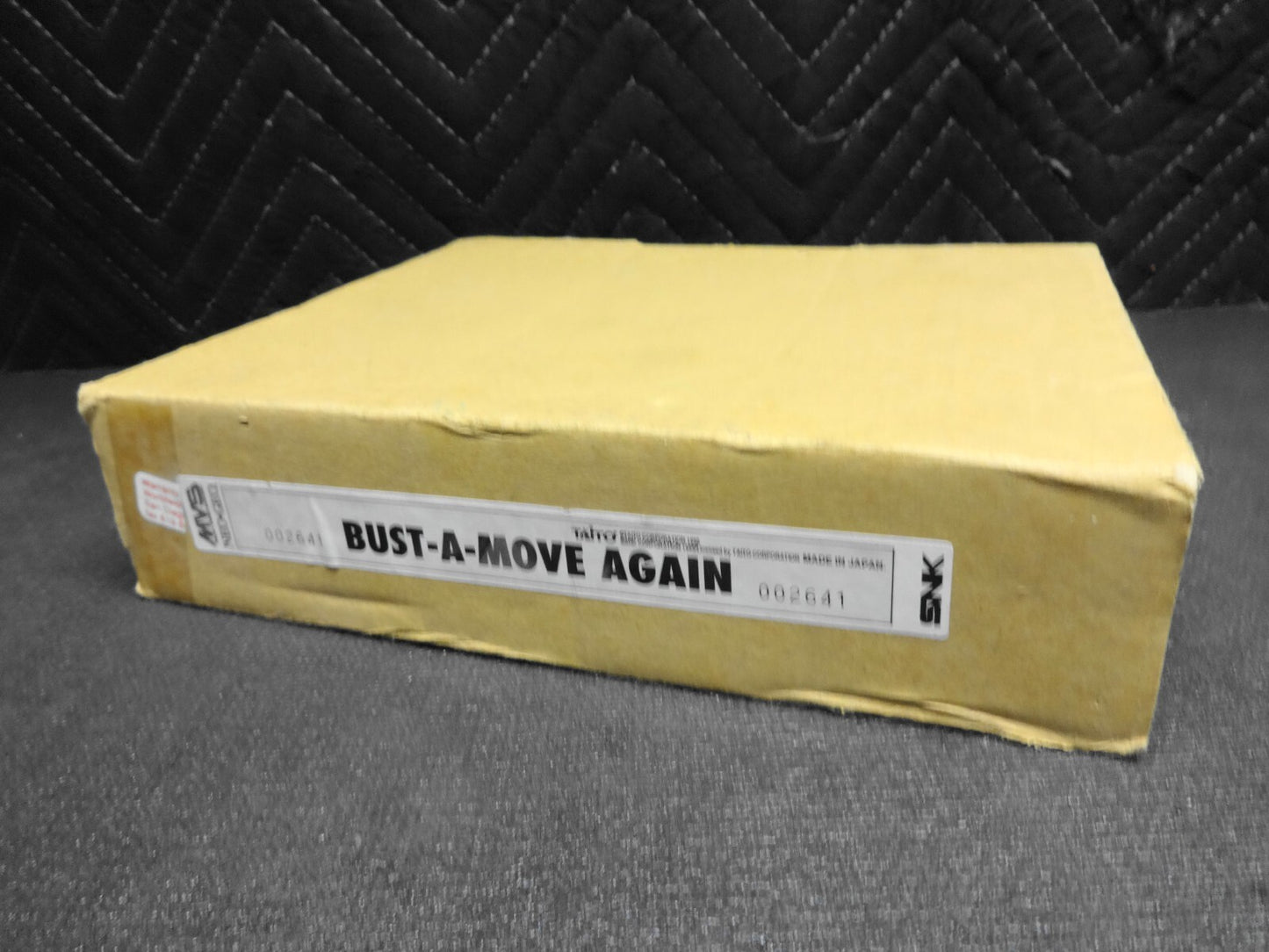 Original Bust-A-Move MVS SNK Neo Geo Box & Inserts, Artwork ONLY