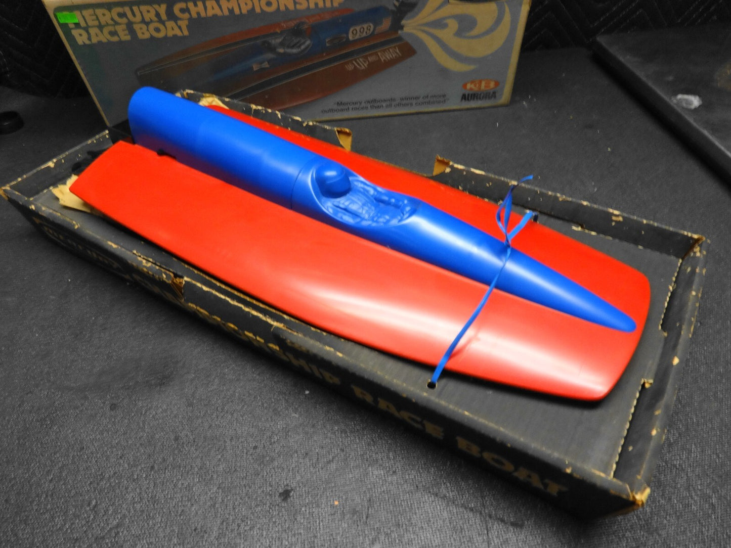 K & B AURORA MERCURY CHAMPIONSHIP RACE BOAT MODEL 60-70'S VINTAGE - NOS - #1