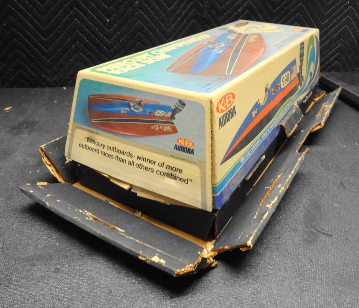 K & B AURORA MERCURY CHAMPIONSHIP RACE BOAT MODEL 60-70'S VINTAGE - NOS - #2