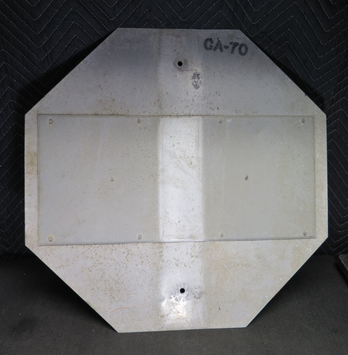 Vintage California Stop Sign W/Reflectors - CA HWY 70 - 24"