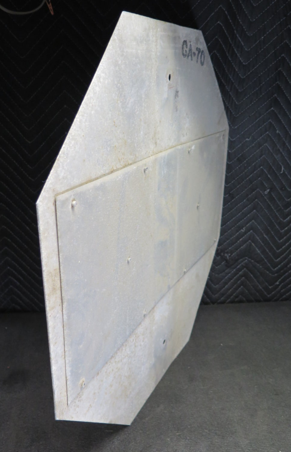 Vintage California Stop Sign W/Reflectors - CA HWY 70 - 24"