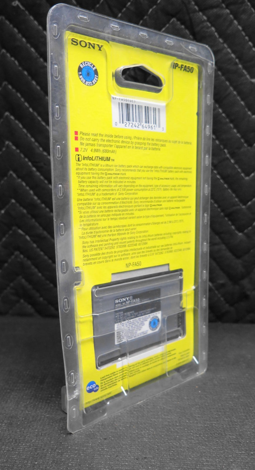 Sony Rechargeable Battery Pack for DCR-PC55/DCR-HC90 (NP-FA50)