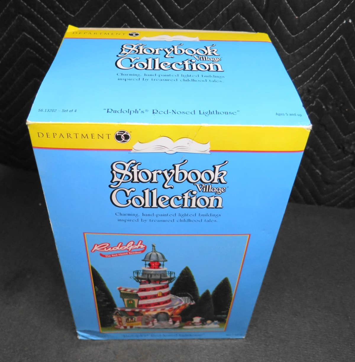 🍊 Vintage Department 56 Storybook Village Rudolphs Red Nosed Lighthouse