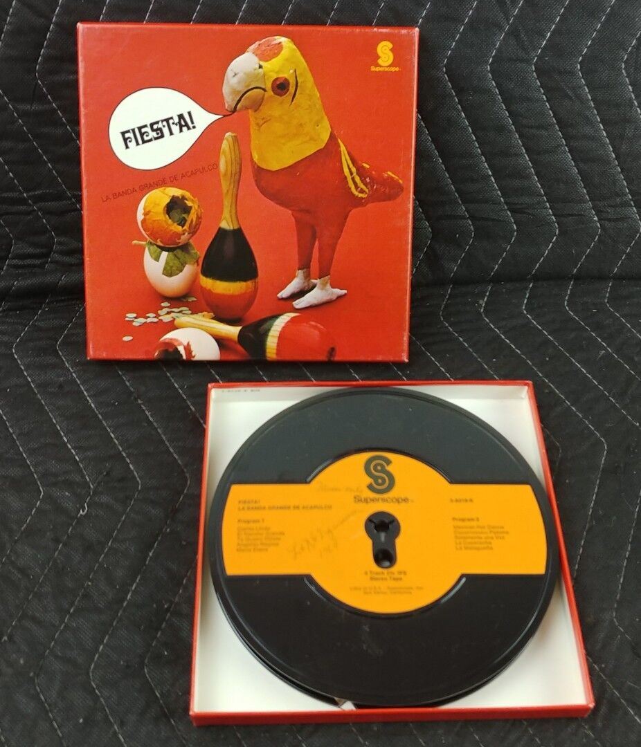 Fiesta! - La Banda Grande De Acapulco - 7" Reel Tape - 3.75 IPS - Sounds Great
