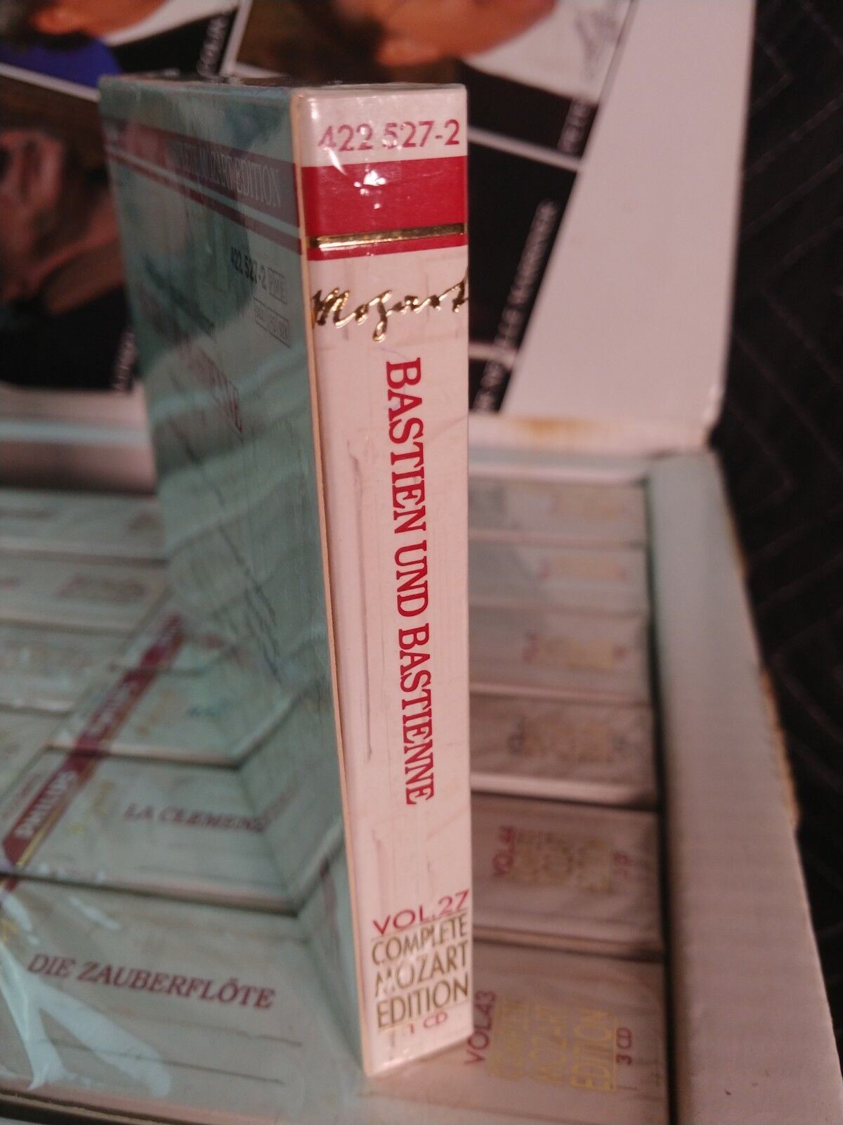 Mozart Bastien Und Bastienne CD Vol. 27 Philips 422 527-2 Uwe Christian Harrer