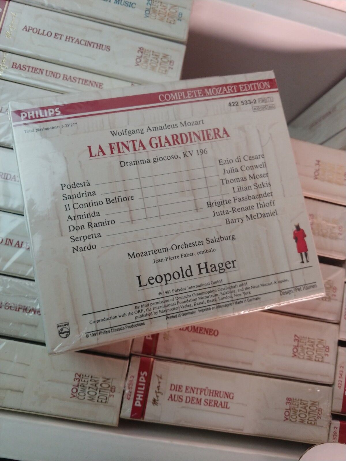 Mozart: La Finta Giardiniera (CD, Sep-1991, 3 Discs, Philips)