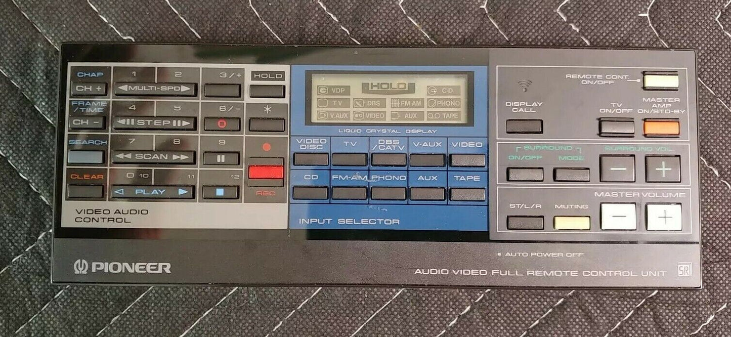 Pioneer Audio Video Full Remote Control Unit